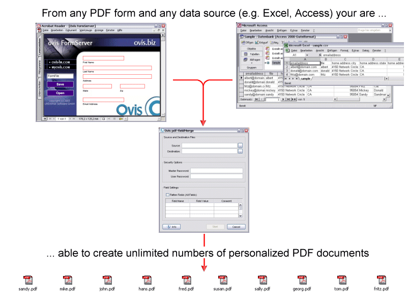 Pdf-FieldMerge Screenshot